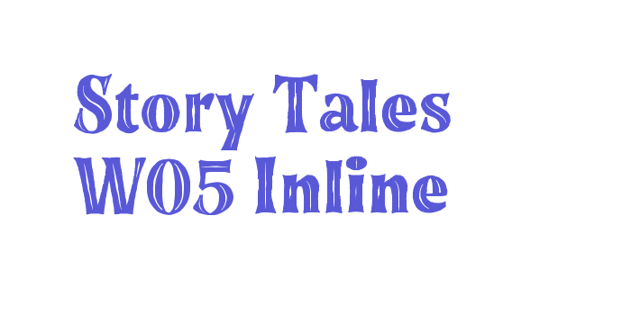 Story Tales W05 Inline Font