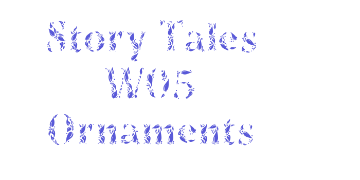 Story Tales W05 Ornaments Font