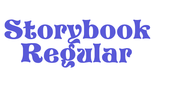 Storybook Regular Font