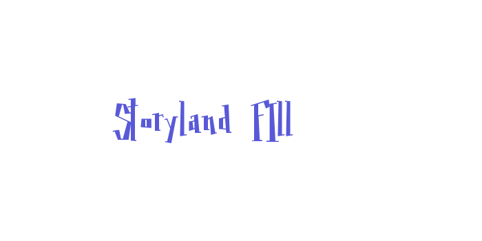 Storyland FIll Font Download