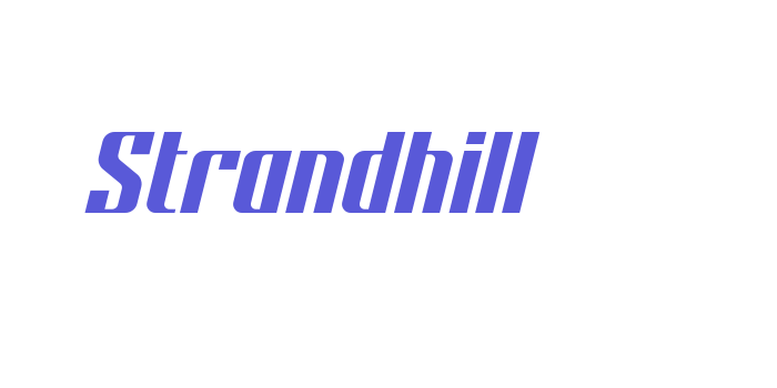 Strandhill Font