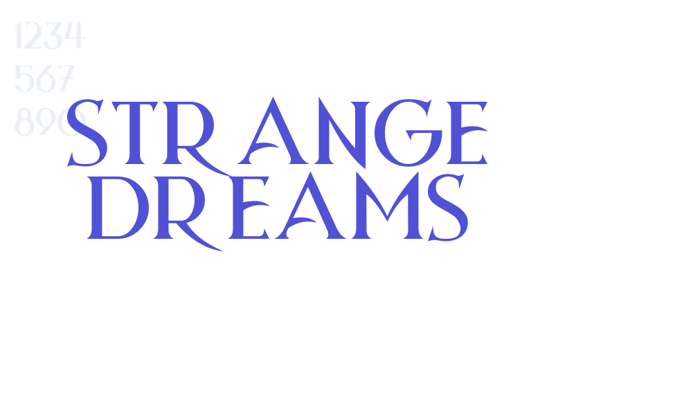 Strange Dreams-font-download