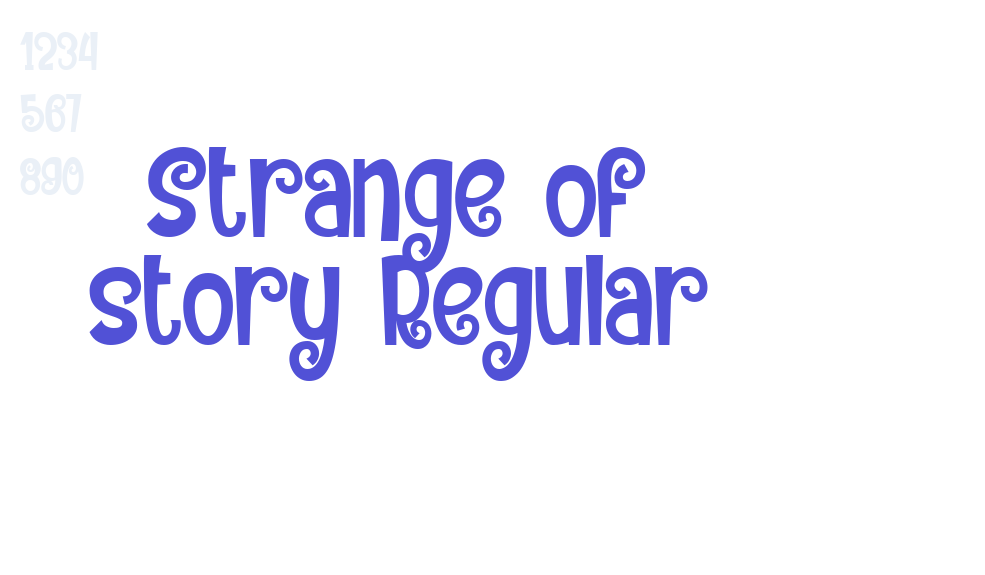 Strange of story Regular-font-download