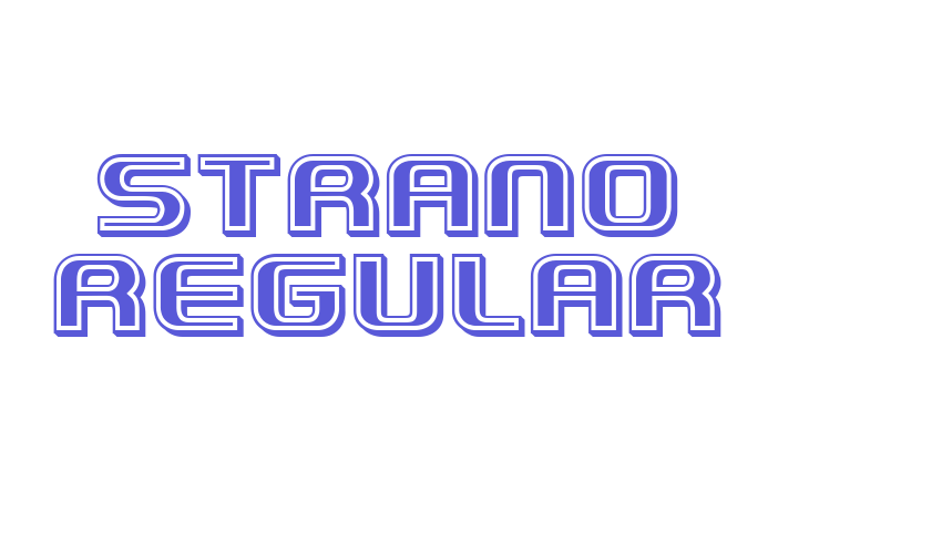 Strano Regular Font Download