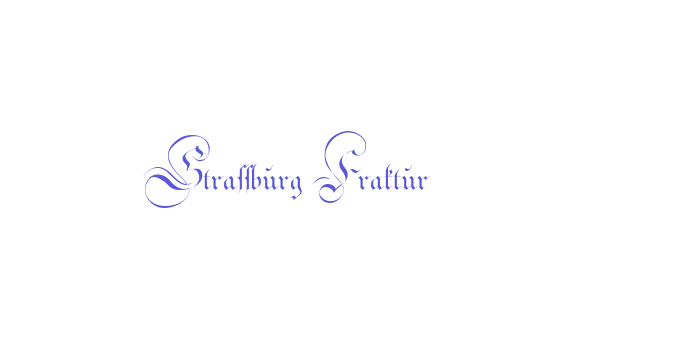 Strassburg Fraktur Font Download