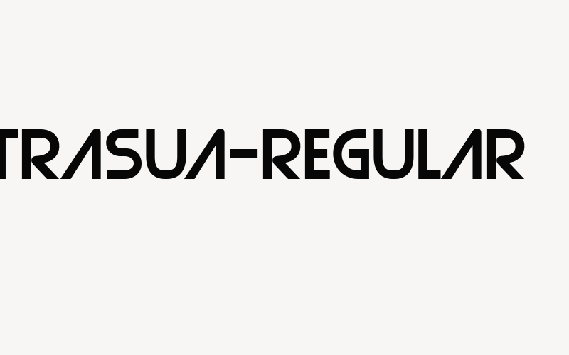 Strasua-Regular Font