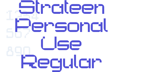 Strateen Personal Use Regular-font-download