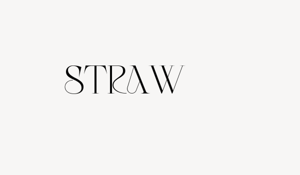 Straw Font