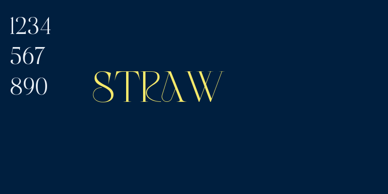 Straw