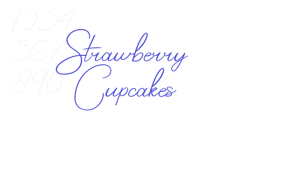 Strawberry Cupcakes font download