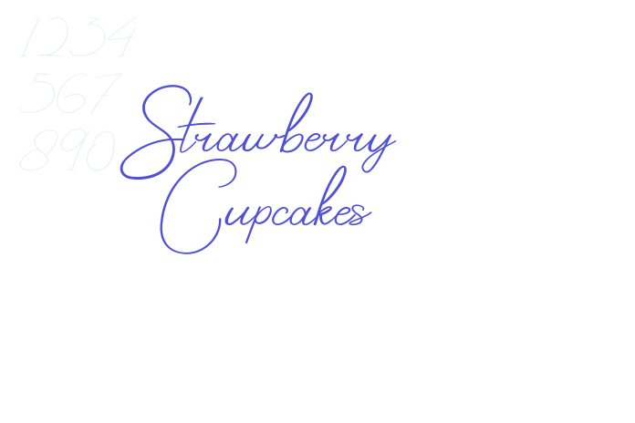 Strawberry Cupcakes font download