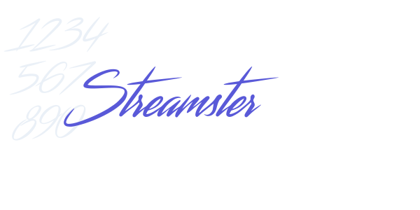 Streamster font free