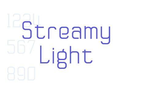 Streamy Light Font