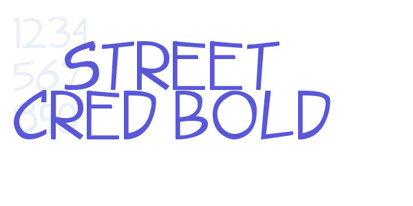 Street Cred Bold font