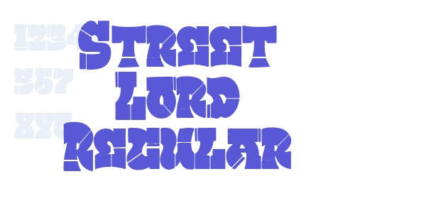 Street Lord Regular font