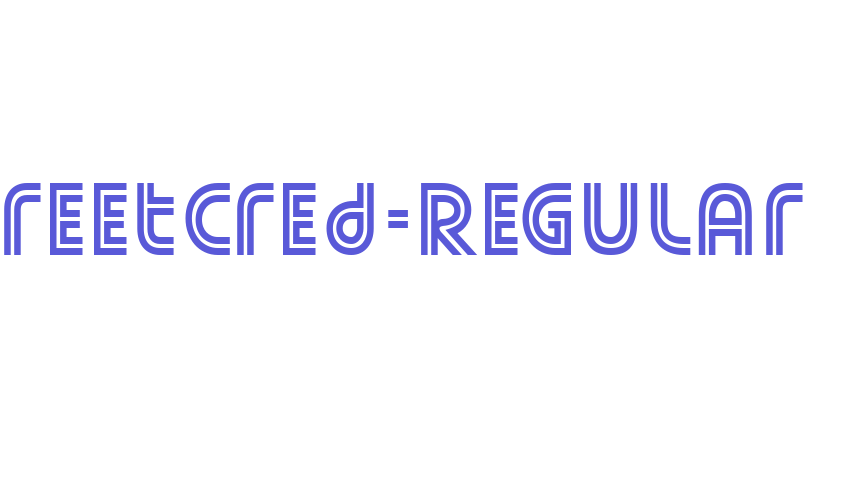 StreetCred-Regular Font