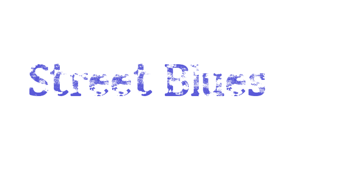 Street Blues Font Download