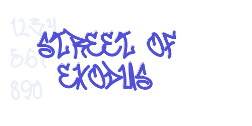 Street Of Exodus-font-download