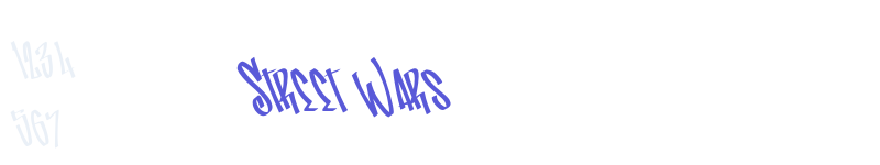 Street Wars-related font