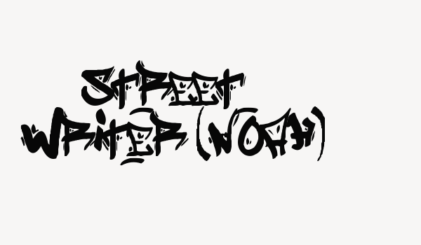 Street Writer (noah) Font