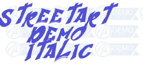 Streetart Demo Italic-font-download