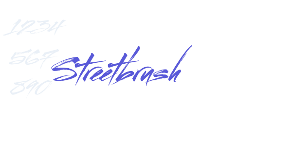 Streetbrush font free