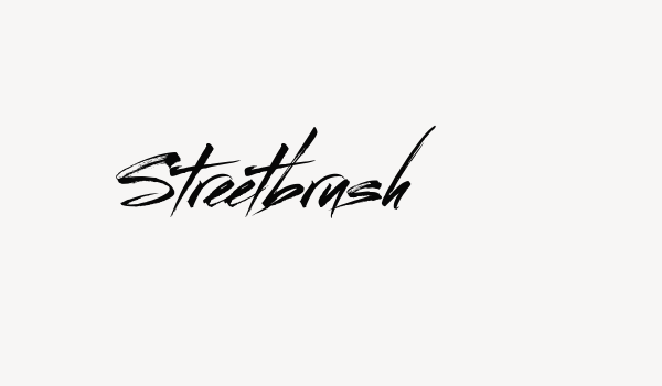 Streetbrush Font