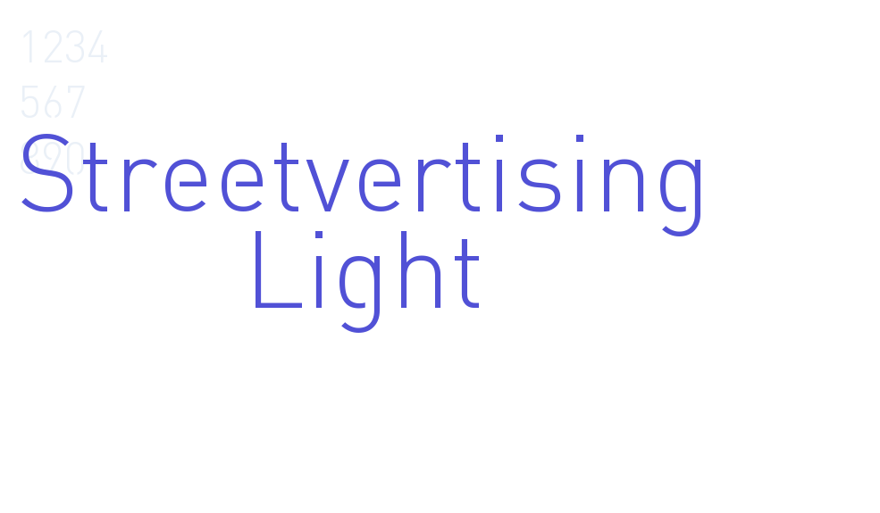 Streetvertising Light-font-download