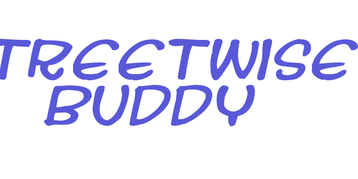 Streetwise buddy Font