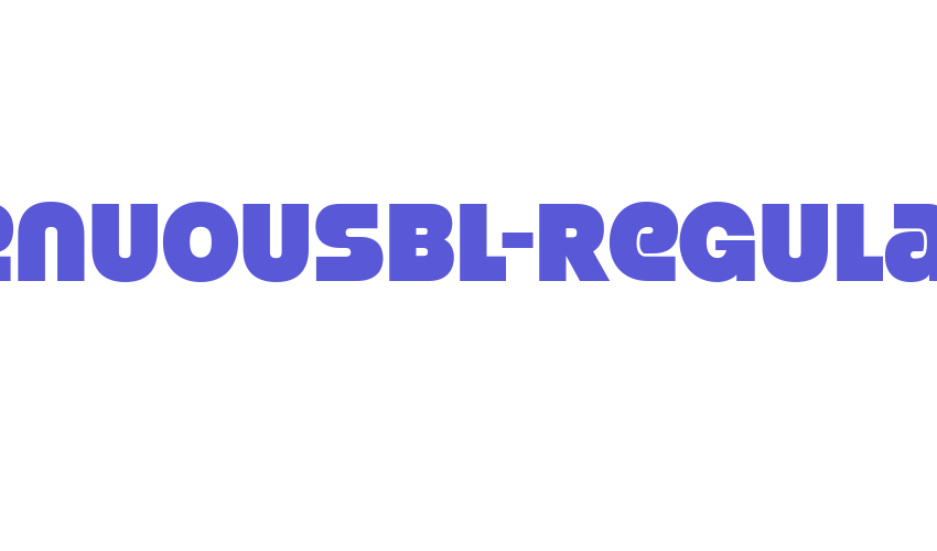 StrenuousBl-Regular Font