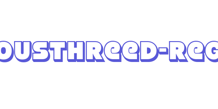 StrenuousThreeD-Regular Font Download