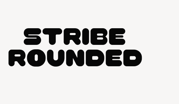 Stribe Rounded Font