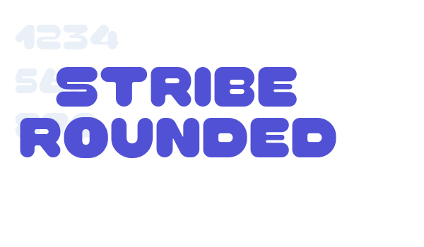 Stribe Rounded font download