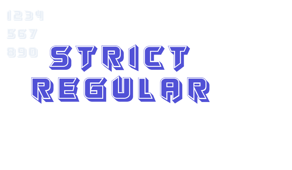 Strict Regular-font-download