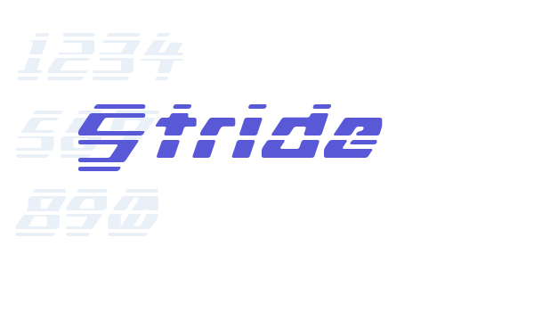 Stride Font