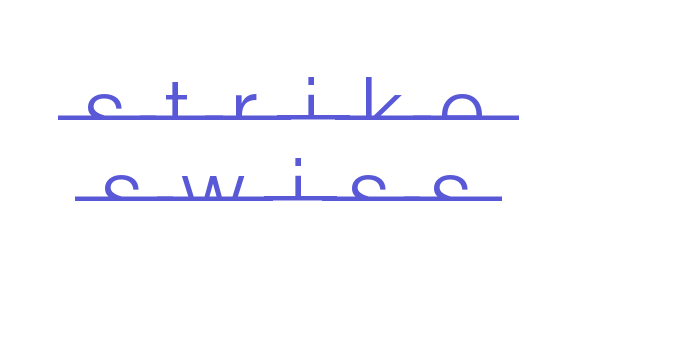 Strike Swiss Font Download