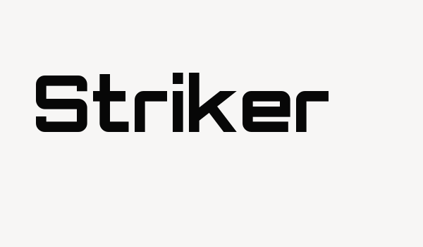 Striker Font