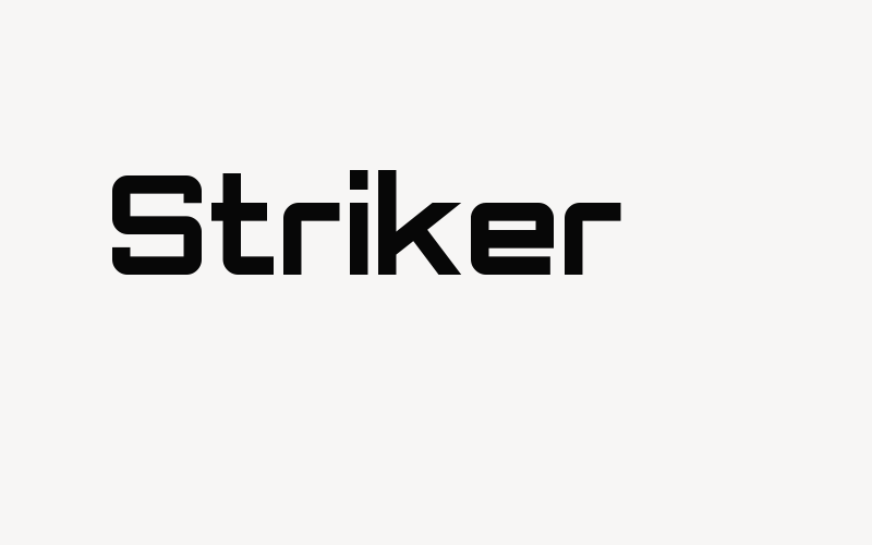 Striker Font