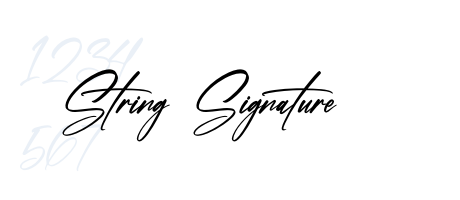 String Signature