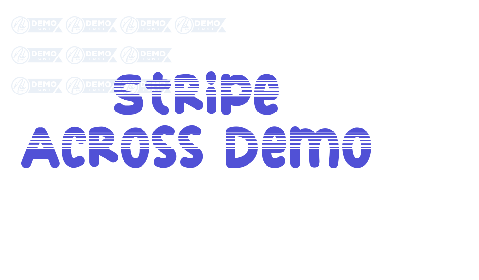 Stripe Across Demo-font-download