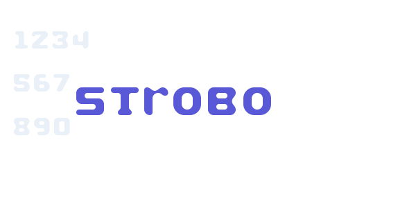 Strobo font free