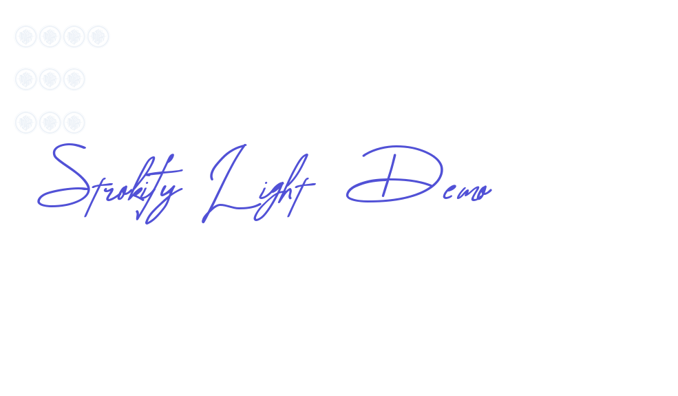 Strokify Light  Demo-font-download