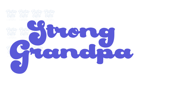 Strong Grandpa font free