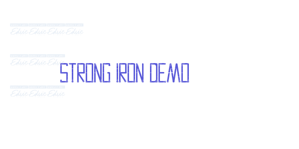 Strong Iron Demo font free