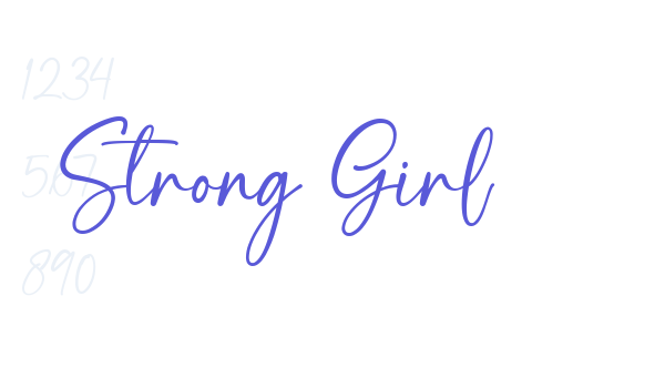 Strong Girl Font