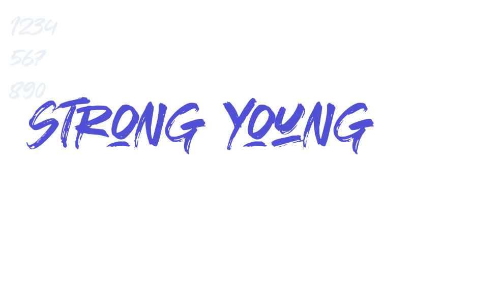 Strong Young-font-download