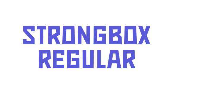 Strongbox Regular Font Download