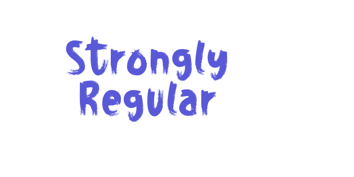 Strongly Regular Font Download