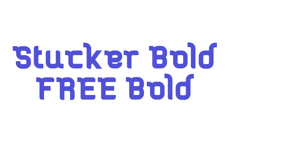 Stucker Bold FREE Bold-font-download