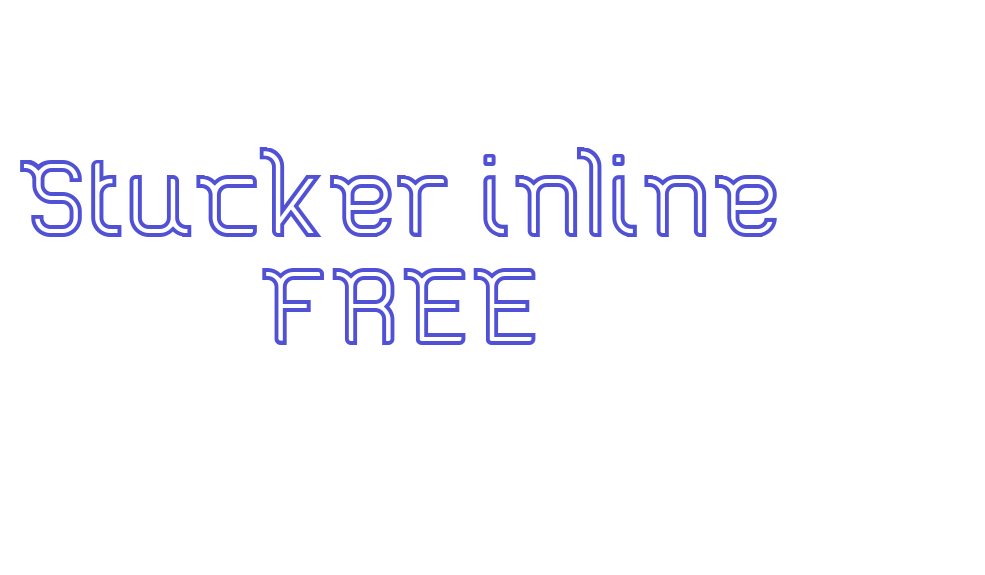 Stucker inline FREE-font-download